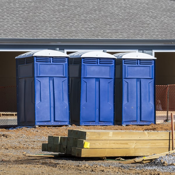 how do you ensure the porta potties are secure and safe from vandalism during an event in Split Rock South Dakota